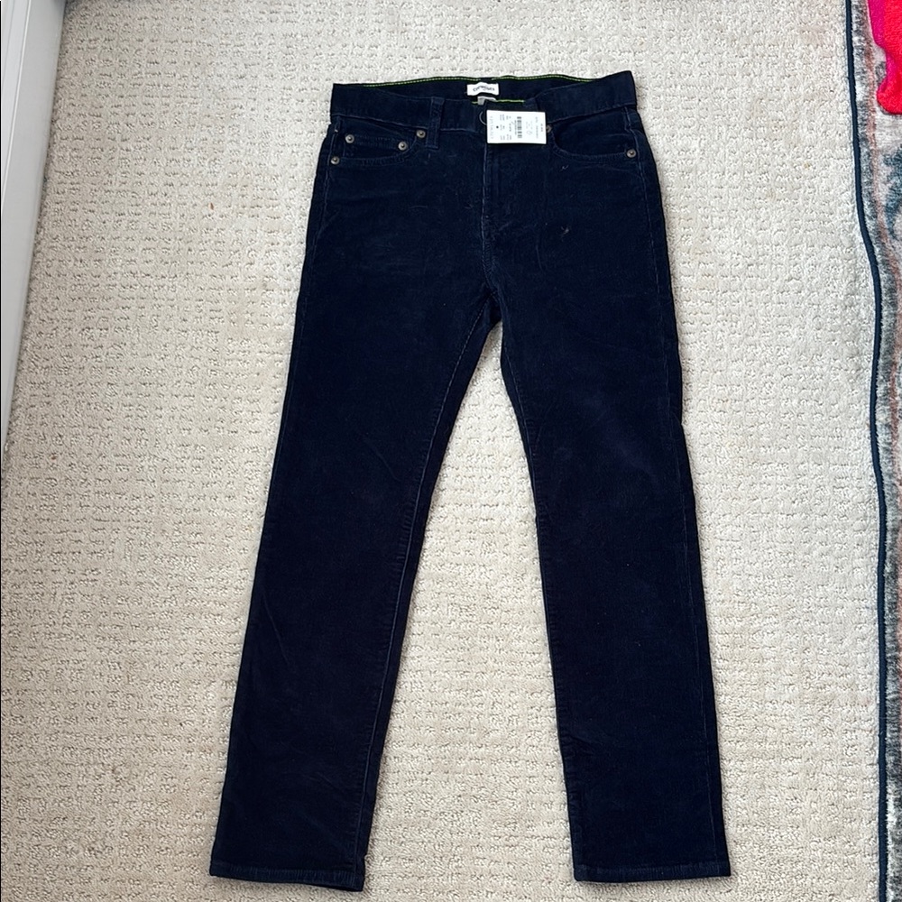 Crewcuts Kids Slim-Fit Dark Blue Pants